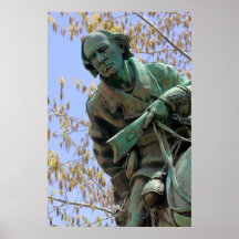 Kit Carson Statue, Carson City, Nevada Print