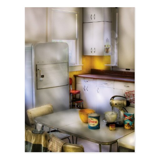 Kitchen - A 1960's Kitchen Post Card