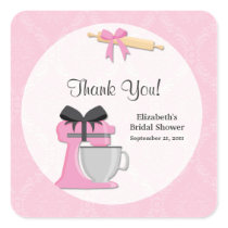 Kitchen Bridal Shower Thank You Stickers