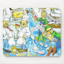 Kitchen Chaos Mousepads