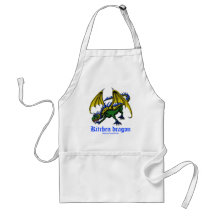 Kitchen dragon funny apron