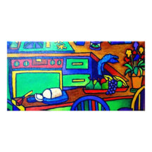 Kitchen Fantasy by Piliero Photo Card