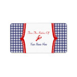 Kitchen Label- "From The Kitchen Of"  Lobster