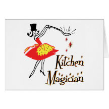 Kitchen Magician Retro Cooking Art Cards