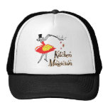 Kitchen Magician Retro Cooking Art Hats