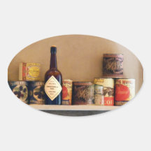 Kitchen Pantry Oval Sticker