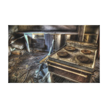 Kitchen Photography Print Stretched Canvas Print