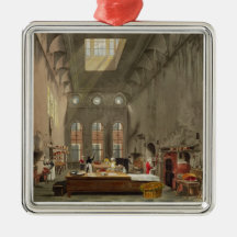 Kitchen, St. James's Palace, engraved by William J Christmas Ornaments