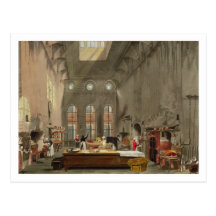 Kitchen, St. James's Palace, engraved by William J Post Card