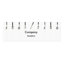 Kitchen Tools Profile Card Business Card Templates