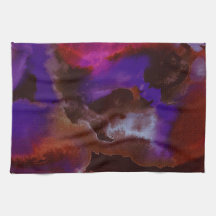 Kitchen Towels-Abstract Stormy Weather