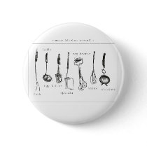 Kitchen utensils button