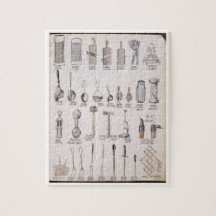 Kitchen utensils, from a trade catalogue of domest jigsaw puzzle