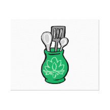 Kitchen Utensils Gallery Wrapped Canvas