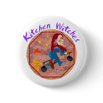 Kitchen Witch Buttons