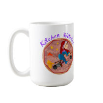 Kitchen Witch Coffee Mugs