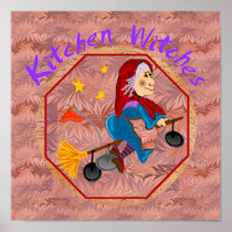 Kitchen Witch Framed Print