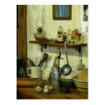 Kitchen With Wire Basket of Eggs Postcards
