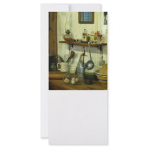 Kitchen With Wire Basket of Eggs Custom Rack Card