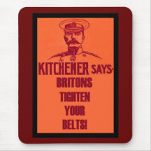 Kitchener Says ~ Vintage Style British Poster Mousepads