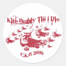 Kite Buggy Sticker