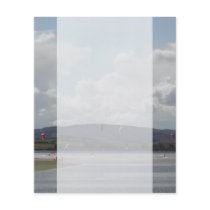 Kite Surfers. Nice scenic view. Full Color Flyer
