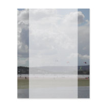 Kite Surfers. Scenic view. Personalized Flyer