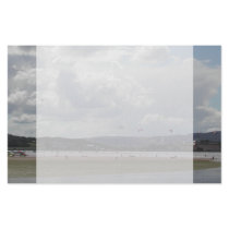 Kite Surfers. Scenic view. Custom Stationery