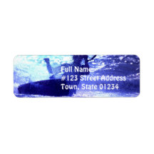 Kite Surfing Address Label