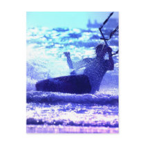 Kite Surfing Postcard