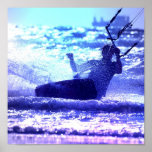 Kite Surfing Poster Print
