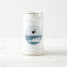 Kiteboarding Jump Beer Stein Coffee Mugs