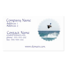 Kiteboarding Jump Business Card