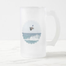 Kiteboarding Jump Frosted Beer Mug