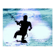 Kiteboarding Postcard