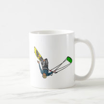 kitesurfer coffee mugs