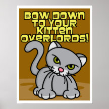 Kitten Overlords Poster.