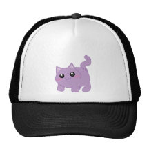 Kitten - purple and cute hats
