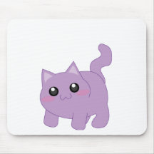 Kitten - purple and cute mousepads
