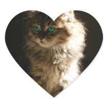 Kitten Heart Stickers