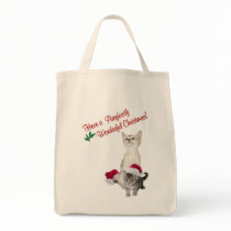 Kitten Wishes For A Purrfectly Wonderful Christmas Bags