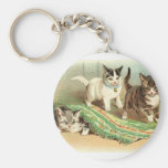 Kittens Hide and Seek Key Chain