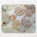 Kitten's Paw Seashells mousepads