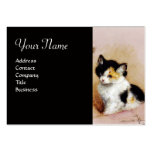 KITTENS Waking up Business Card Template