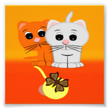 Kittens With Yarn Art Photo