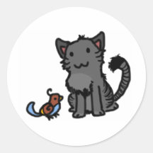 Kitty and Birdie Stickers