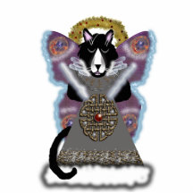 kitty angel 2008 (tuxedo) photo sculptures