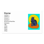 Kitty assez gris cartes de visite professionnelles