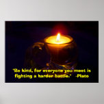 Kitty Candle Poster