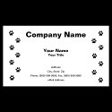 Kitty Cat Paw Prints business cards